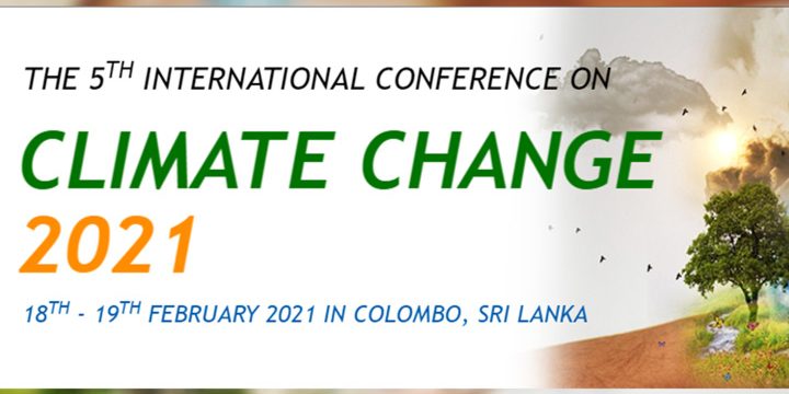 5th International Conference on Climate Change 2021
